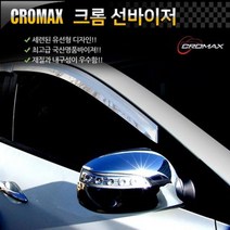 크로맥스 그랜드스타렉스 크롬 썬바이저 2pcs