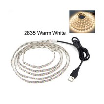 rgbled 스트립 led스트립라이트Led 스트립 조명 5V USB 유연한 네온 스마트 Rgb 테이프 5050 24K 컨트롤, 01 Non Waterproof_05 5M, 02 2835 Warm White