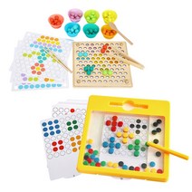 어르신 치매예방 집게 구슬넣기 작업치료 집중력 교구, 선택1-비즈홀더