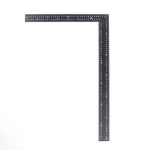 끌림홈 직각자 (400x600mm) 기억자 수평자 목공용 수직자 작업 인테리어 쇠자 제도 ㄱ자 재단, 블랙(400mm*600mm)