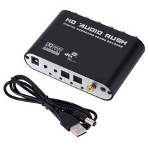 (에서 선박 us) 디지털 5.1 오디오 디코더 돌비 Dts/Ac-3 광 5.1 채널 RCA 아날로그 변환기 사운드 오디오, USB cable