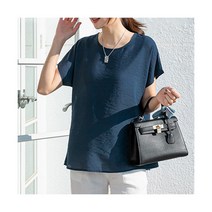[바바라] [옷장][L~2XL] 인견_베이직 반팔 블라우스/컬러추가/빅사이즈/루즈핏/임부복