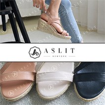 애슬릿 애슬릿 에스파듀 통굽 웨지 스트랩 샌들 7cm (5657439)