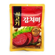 [ 조 은 마 켓 ] 진 한 국 물 맛!! 대 상 청 정 원 쇠 고 기 감 치 미 100g 200g 300g 500g 조 미 료 양 념, 2개, 대상청정원 쇠고기감치미200g