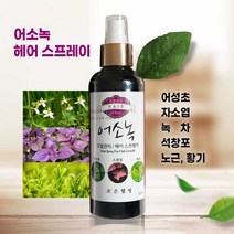 신영몰 어소녹 헤어스프레이 200ml 어성초자소엽녹차, 1개