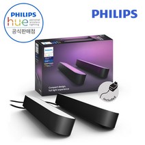 [ PHILIPS 코리아 공식판매점 ] 필립스 휴 HUE 플레이 라이트 바 더블팩 국내정품, 휴 플레이 라이트 바 더블팩