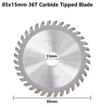 플런지쏘 미니 날톱 목재 전기톱 컷소 직쏘기 나무 가정용 XCAN 85mm 톱날 Dremel 전동 공구 용 미니 커팅, 07 85x15mm 36T_01 3pcs Set