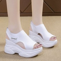 통굽 웨지 샌들 여하이탑 운동화