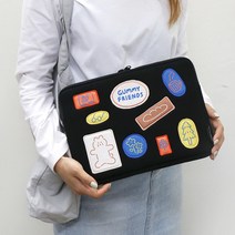 Romane BrunchBrother 아이패드 파우치 케이스, 구미프렌즈