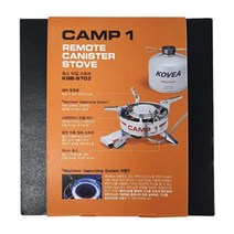 (정품)_+코베아 캠프1 국민버너 KGB-9703 케이스포함 휴대용스토브 캠핑용 필수품~, 2개