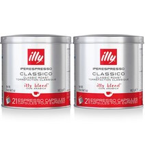 illy iperEspresso Capsule Classico Medium Roast 이탈리아 일리 아이퍼 에스프레소 클라시코 커피 21캡슐 2팩, 140. 7g, 1세트