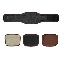 편한민족 2단 허리 보호대 패드 3개 포함, XL