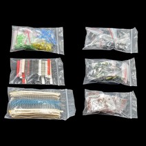 Electronic components Kits Metal film Resistor assortment kit led diodes electrolytic [B00019086], 02-Without Box-19086