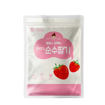 C 100% 순수딸기 동결건조 과일 스낵 20g x 10팩, 10개