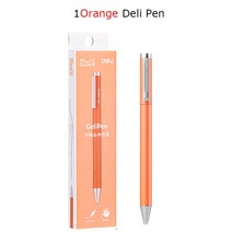 젤 펜 샤오미 메탈 롤러볼 Caneta руока 볼 0.5MM 서명 사무실, 04 1Orange Pen