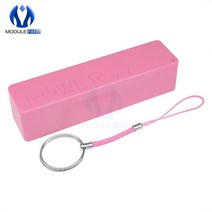 파워뱅크 자작배터리 캠핑용배터리 DIY 전자 배터리 충전기 케이스 키트 18650, 06 Pink