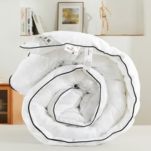 겨울이블수출 5성급 호텔 이불 95정품 화이트 구스다운 이불 봄 가을 이불 사계절용, 200x230cm【6】【봄 가을 더블 퀼트】, 하얀