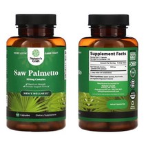 네이쳐스 크래프트 쏘팔메토 쏘팔매토 500mg 100캡슐