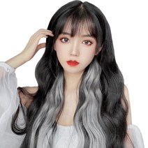 하이유니 브릿지 트윙클 여자 부분 셀프 패션 헤어 피스 붙임 머리 가발, 와이드 (너비:5cm/기장:60cm), 7.헤이즈브론즈