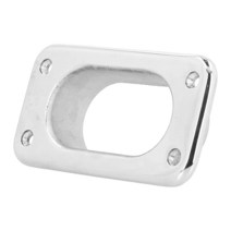 Hozee Hawse Fairlead 316 스테인리스 스틸 윈치 케이블 리드 고효율 로프 가이드 15.2 x 8.1cm(6 3.2인치) 선박용 요트용 강력한 부식 방지