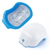 탈모 모발 성장촉진 헬멧 LED 적외선 장치 모발건강, 01 White_02 EU Plug