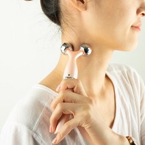 행복365 림프절 마사지 롤링 안마 마사지기, 핑크, 1개
