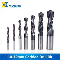 드릴 비트 카바이드 1 0 12mm 트위스트 vapo 코팅 스테인레스 텅스텐 건 cnc 선반 기계, 10x35x65