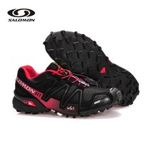 경량트레킹화 남성화트레킹화 여성트레킹화 클래식 Salomon Speedcross 3 남성 하이킹 신발 레이스업 스포