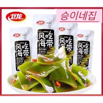 (승이네 집) 중국식품 weilong haidai 웨이룽 마라 다시마 밥도둑 술안주 26g*10포, 26g*20포(1박스)