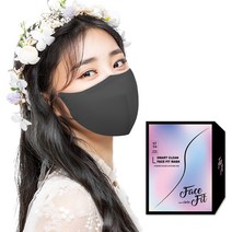 스마트클린 페이스핏 보건용 마스크 KF94 새부리형 대형 30매입, 진회색, 1매입