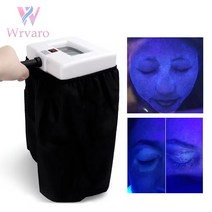 관리 UV 분석기 목재 램프 얼굴 피부 테스트 검사 확대 감정 회백선 기계 뷰티 스파 살롱 장비, 01 백색_04 AU, 01 백색