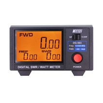 자가발전라디오 재난 휴대용 태양광DG-503 Nissei 디지털 SWR/와트 미터 1.6-60MHz/125-525MHz 양방향 무, 한개옵션0