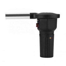 소형 배풍기 캠핑 송품기 고압 바베큐 Portable Battery Powered BBQ Fan Blower for Outdoor Camping Picnic Charcoal Gri, Black