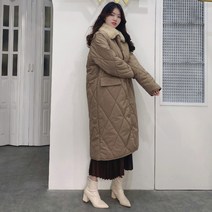 세인트이브 114 예쁨가득 보들보들 누빔롱패딩