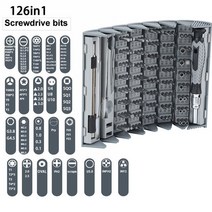 정밀 드라이버 세트 다기능 마그네틱 BitsTool 키트 전화 수리 도구 샤오미 스마트 폰 I-전화, [04] 126 IN 1 SET