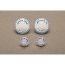 현대마이크로 Syringe Filter 시린지 필터 PES, 25mm 0.2um 100ea 비멸균