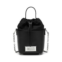 23SS MAISON MARGIELA 5AC 체인 버킷 숄더백 블랙 S61WG0035 P4348