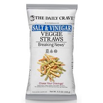 일본 과자 간식 THE DAILY CRAVE 브레이킹 뉴스 베지에 칩 솔트 & 식초 맛 156g [해외직배송]
