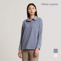 올리비아로렌 무지 카라 긴팔티셔츠 VOCALWF8131