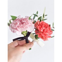 감사의달 선물 생화 코사지 카네이션 어버이날 스승의날 생화택배, 피치톤