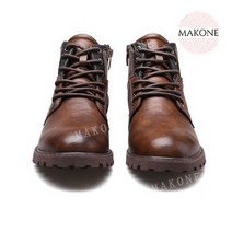 남자 신발 Winter Warm Men Boots Military Leather Shoes