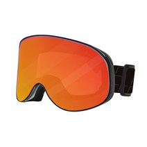 제로지 S1 2023신형 성인 남녀공용 스키고글&스노우보드고글 국내생산 안경착용가능, 블랙/레드