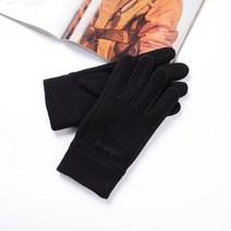 바이크장갑 Hot Winter Gloves For Men Women Touchscreen Warm Outdoor Cycling Driving Motorcycle Cold, 04 Black