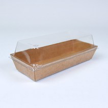 크라프트 직사각 샌드위치 케이스(뚜껑포함) / 포장케이스, 100개