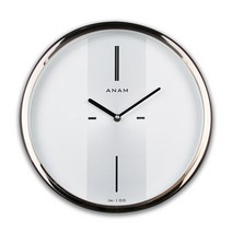 [아남시계] IN-100 무소음벽시계 인테리어벽시계 예쁜벽시계, 화이트