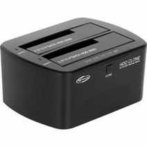 NETmate USB3.0 SSD/HDD 2베이 도킹스테이션/NM-UDH01/하드 복사/클론 기능/SATA 2.5형 3.5형 HDD/SSD 하드 연결 최대 14TB 인식/원터치 버