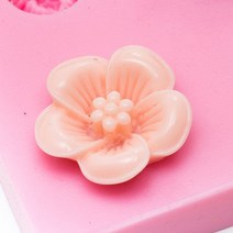 DIY석고방향제 비누몰드(색상랜덤), 벚꽃몰드(15구)