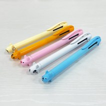 귀돌이3색볼펜 10개세트 / 나만의 개인별 각인 소량인쇄, 화이트-10개세트