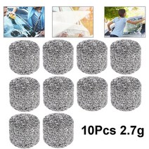 카샴푸 폼랜스 스노우폼 10Pcs 스테인레스 스틸 폼 랜스 메쉬 거 즈 필터 거품 세대에 자동차 세척 액세서리