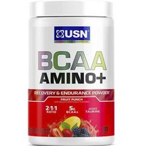 유에스엔 BCAA 아미노 + 프루트 펀치 맛, 273g, 1개